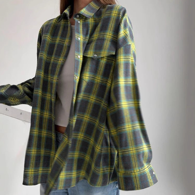Damer Rutig Overshirt Mirla-Eva Jonsson