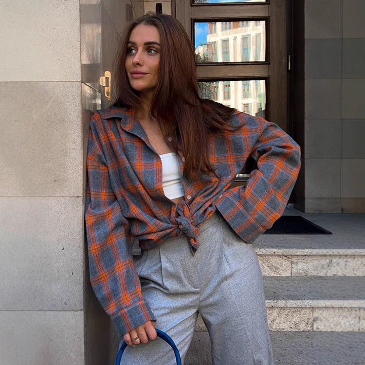 Damer Rutig Overshirt Mirla-Eva Jonsson