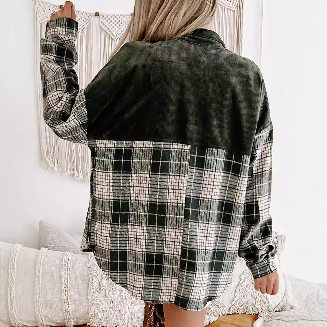 Damer Rutig Overshirt Mirla-Eva Jonsson