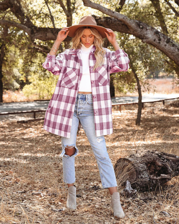 Damer Rutig Oversized-Jacka Mirla-Eva Jonsson