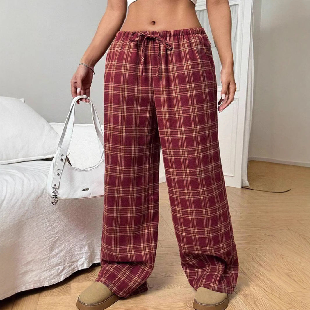 Damer Rutiga Fritidsbyxor Mirla-Eva Jonsson