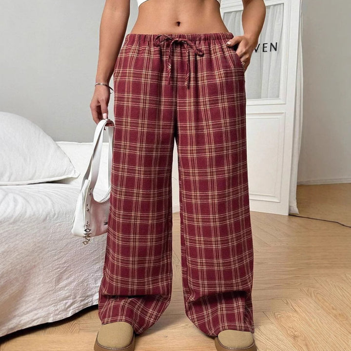 Damer Rutiga Fritidsbyxor Mirla-Eva Jonsson