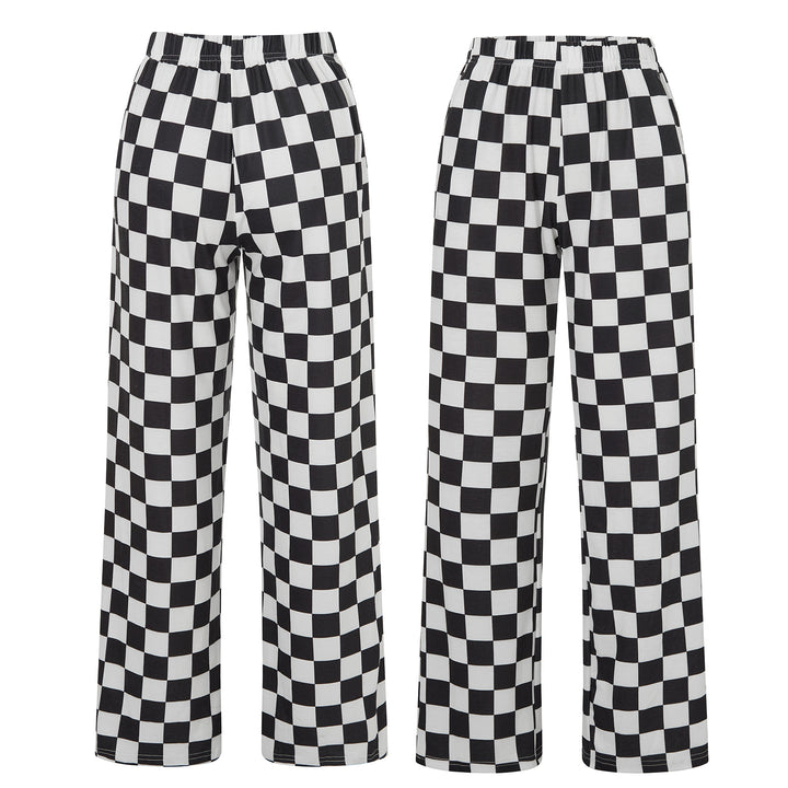 Damer Rutiga Palazzobyxor Mirla-Eva Jonsson