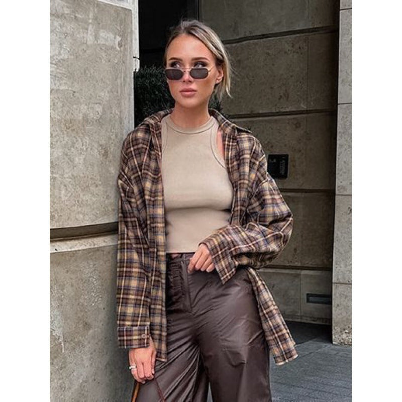 Damer Rutigt Overshirt Mirla-Eva Jonsson