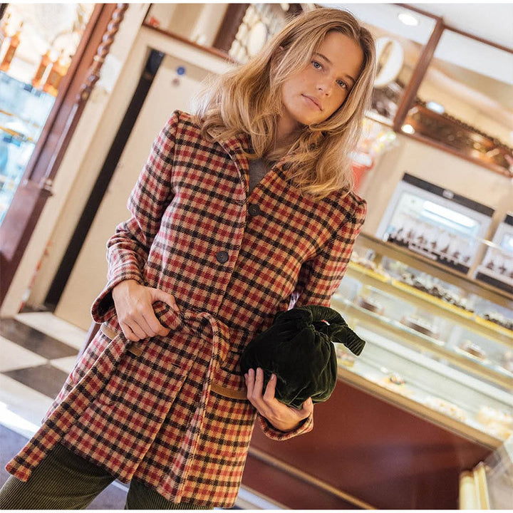 Damer Rutigt Oversized-Jacka Mirla-Eva Jonsson
