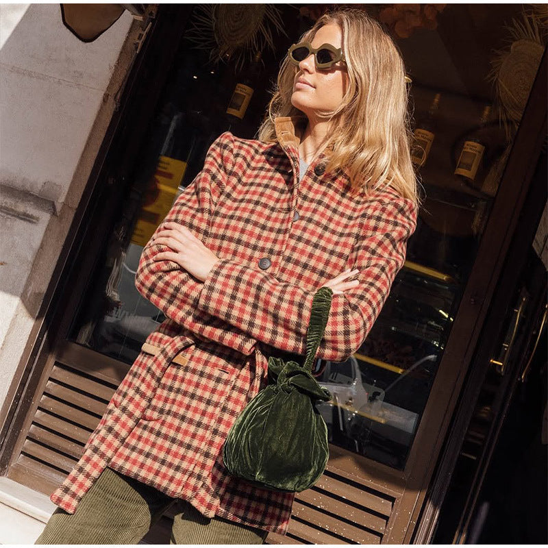 Damer Rutigt Oversized-Jacka Mirla-Eva Jonsson