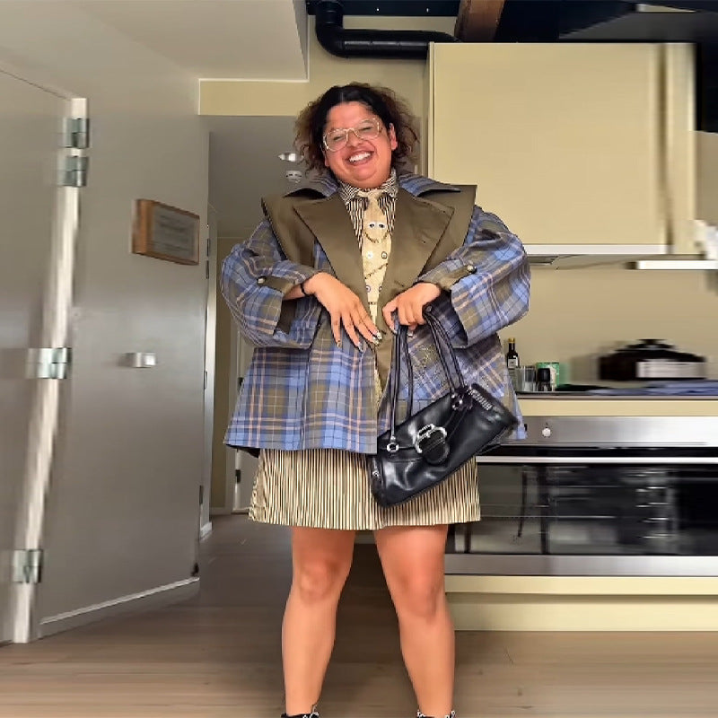 Damer Rutigt Större Blazer Mirla-Eva Jonsson