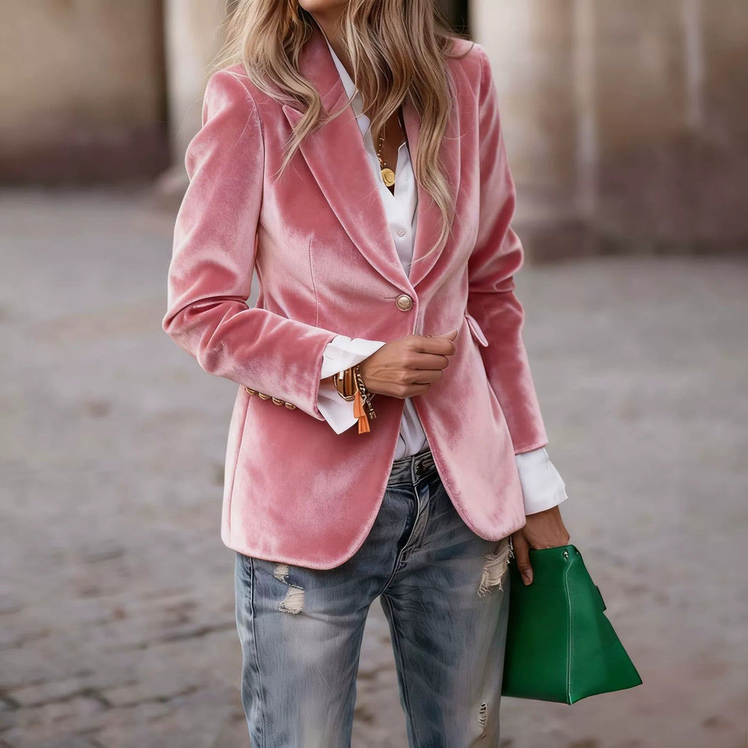 Damer Samt Blazer Mirla-Eva Jonsson