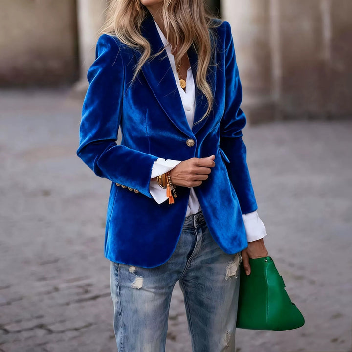 Damer Samt Blazer Mirla-Eva Jonsson