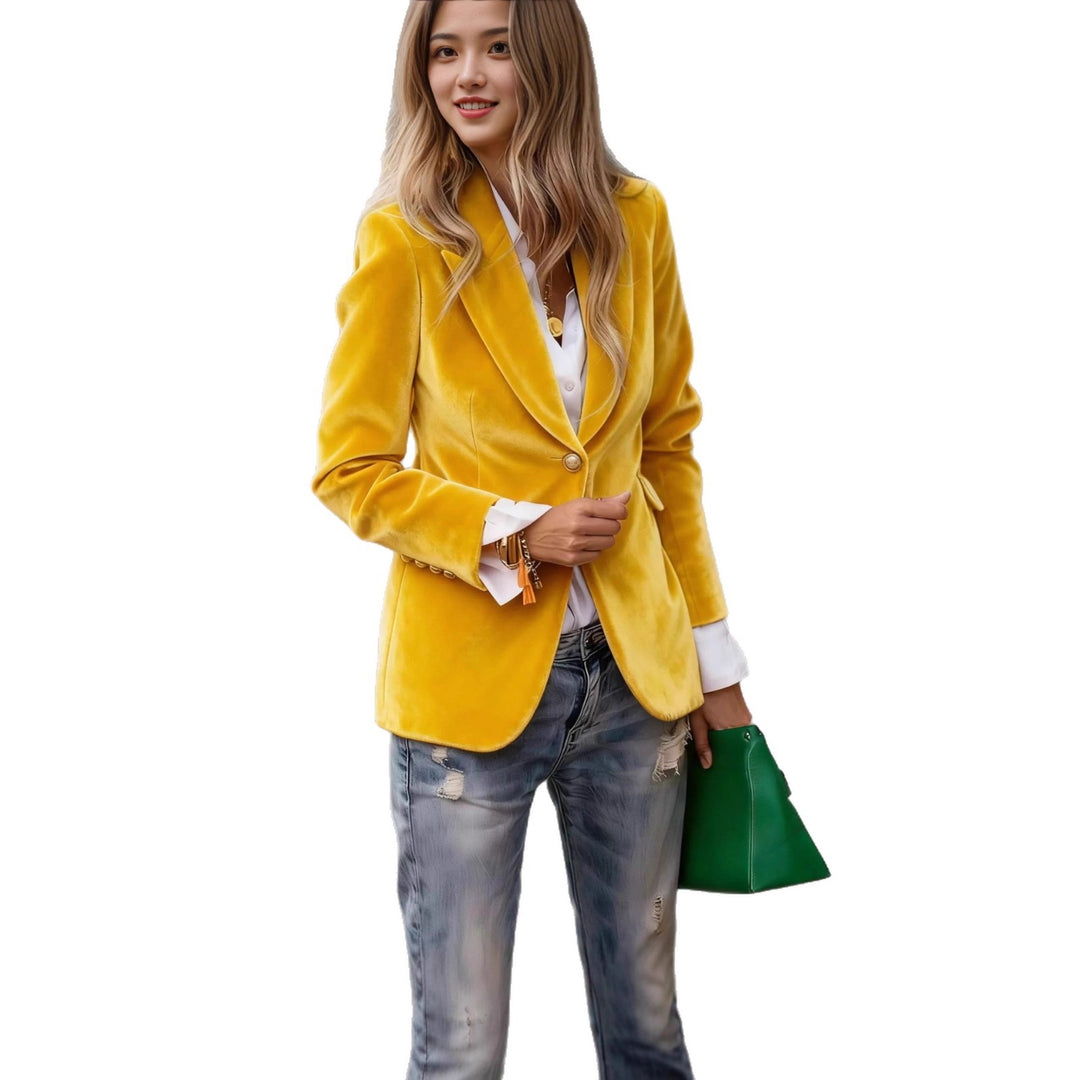 Damer Samt Blazer Mirla-Eva Jonsson