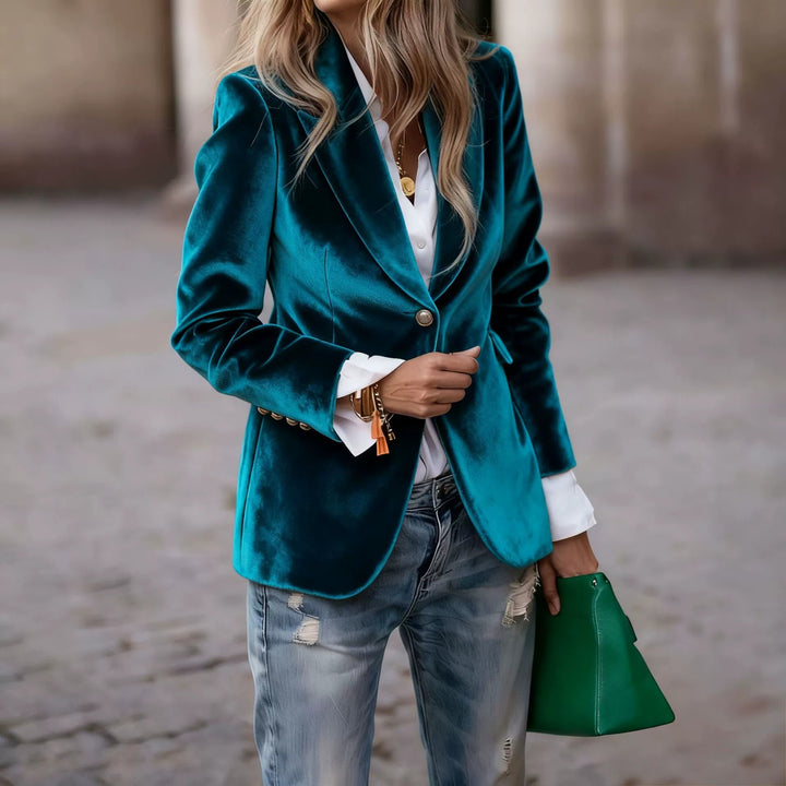 Damer Samt Blazer Mirla-Eva Jonsson