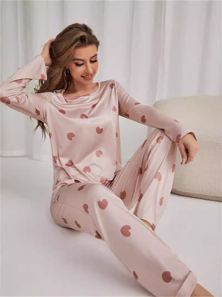 Damer Satin Pyjamapakke Mirla-Eva Jonsson