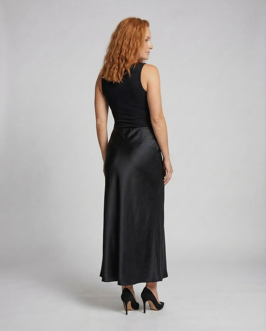 Damer Satin Sliprock Maxi-Eva Jonsson