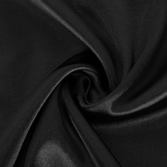 Damer Satin T-shirt med Elegant Vattenfallsutskärning och Enkla Detaljer Mirla-Eva Jonsson