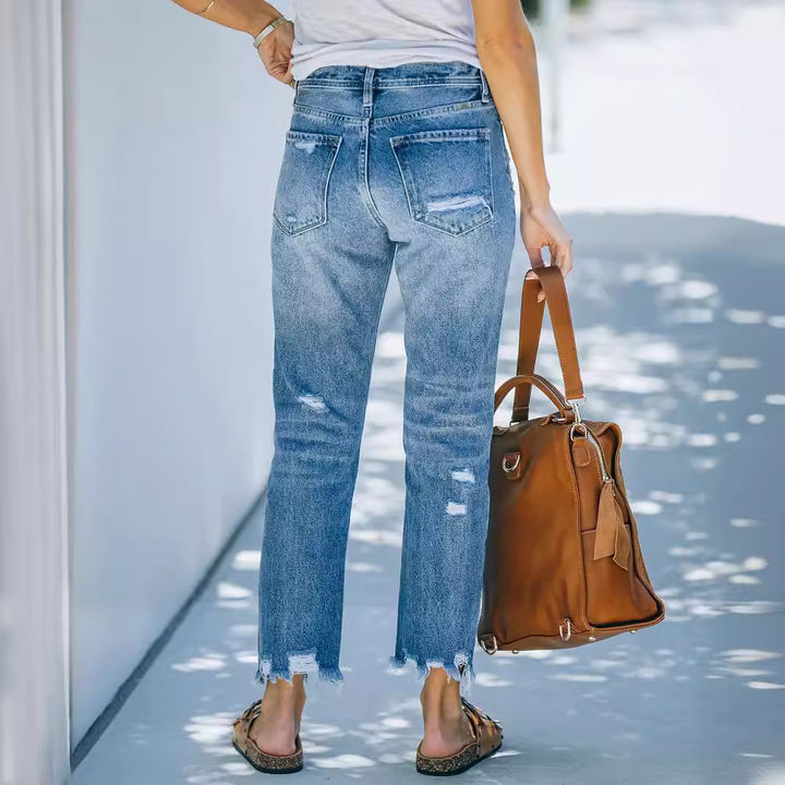 Damer Skinny High-Waist Jeans Mirla-Eva Jonsson
