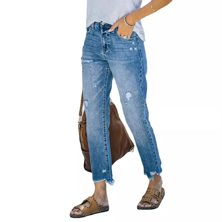 Damer Skinny High-Waist Jeans Mirla-Eva Jonsson