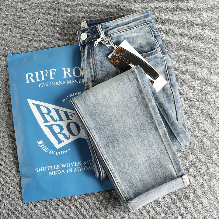 Damer Slim-Fit Jeans med avslappnade fransar Mirla-Eva Jonsson