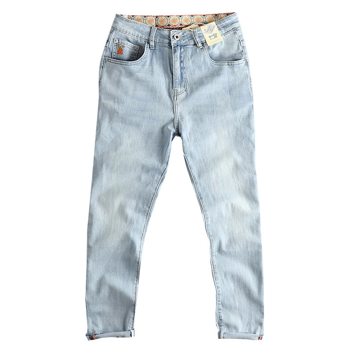 Damer Slim-Fit Jeansen med hög midja och vintageeffekt Mirla-Eva Jonsson