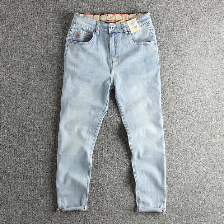 Damer Slim-Fit Jeansen med hög midja och vintageeffekt Mirla-Eva Jonsson