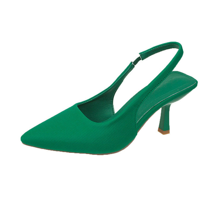 Damer Slingback-pumpar med smal spets och låg klackhöjd Mirla-Eva Jonsson