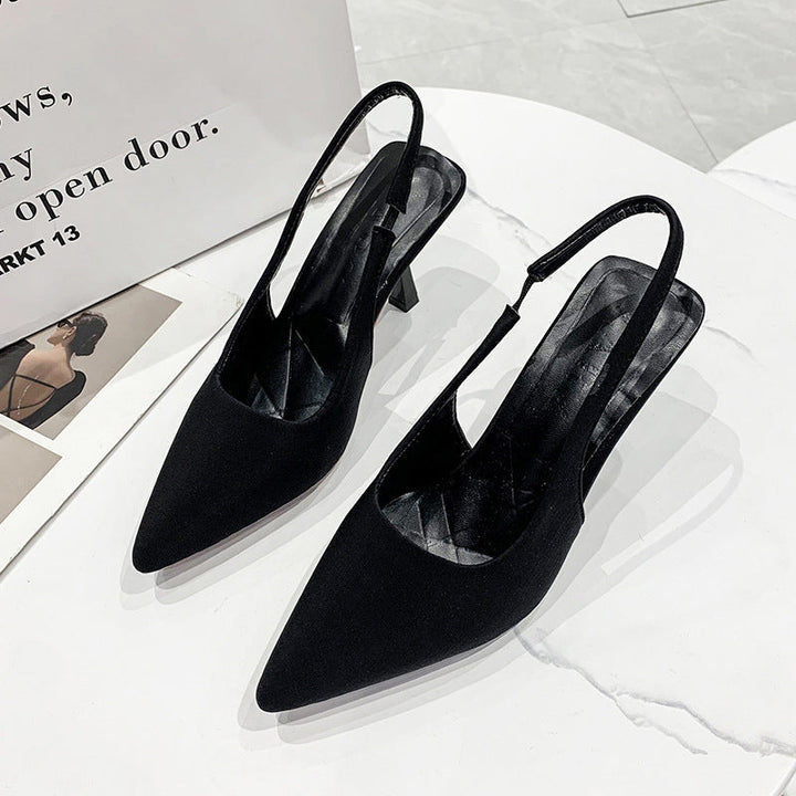 Damer Slingback-pumpar med smal spets och låg klackhöjd Mirla-Eva Jonsson