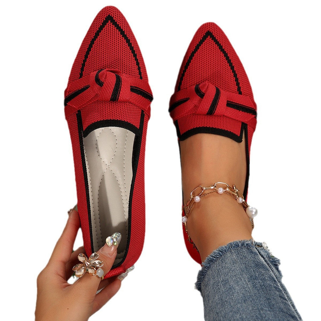 Damer Slip-On Mokasiner med Elegant Knut-Detalj Mirla-Eva Jonsson