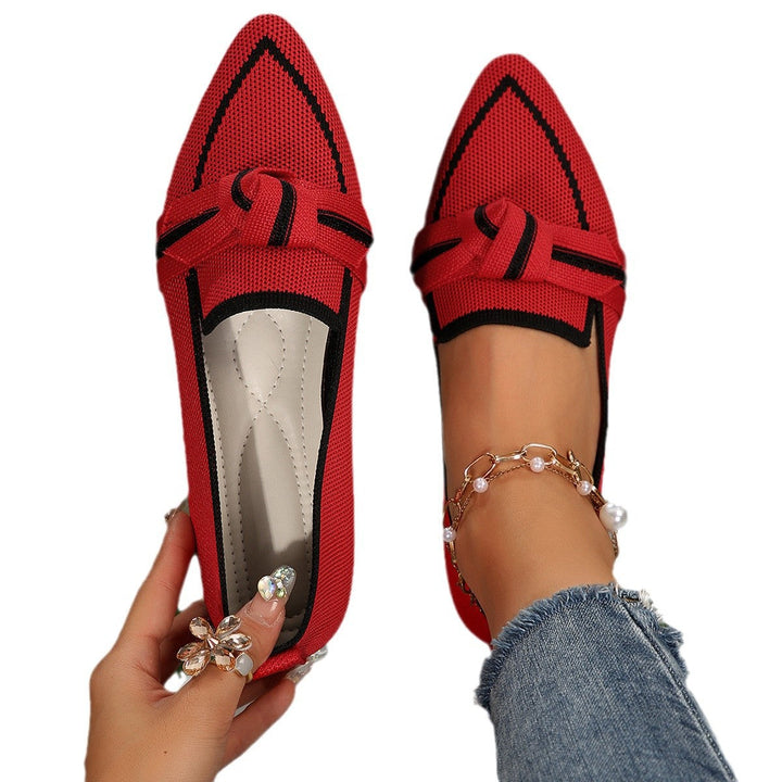 Damer Slip-On Mokasiner med Elegant Knut-Detalj Mirla-Eva Jonsson