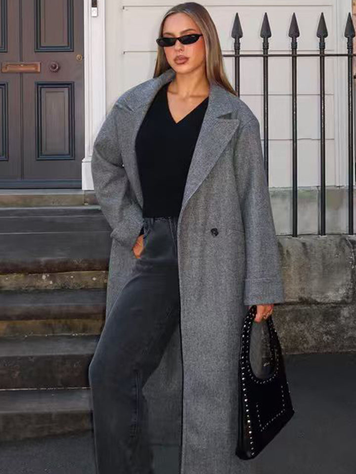 Damer Snygg Större Ullkappa Mirla-Eva Jonsson