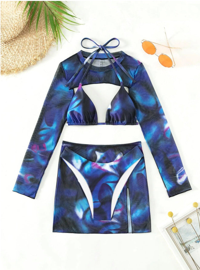 Damer Sport-Bikini-set med långa ärmar och modig skärning Mirla-Eva Jonsson