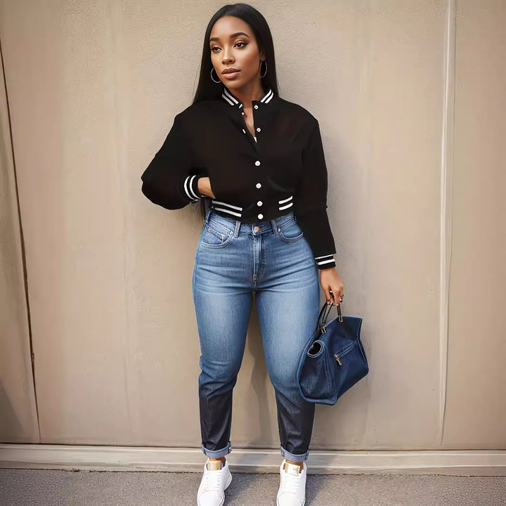 Damer Sportig Cropped Jacka Mirla-Eva Jonsson