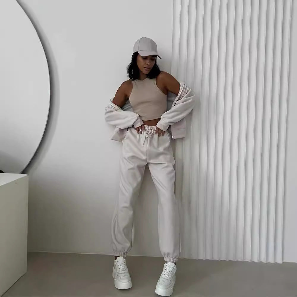 Damer Sportig Hooded Sweatshirt med Dragkedja Mirla-Eva Jonsson