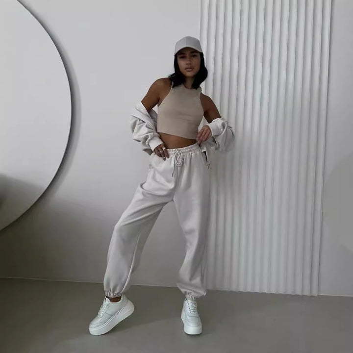 Damer Sportig Hooded Sweatshirt med Dragkedja Mirla-Eva Jonsson