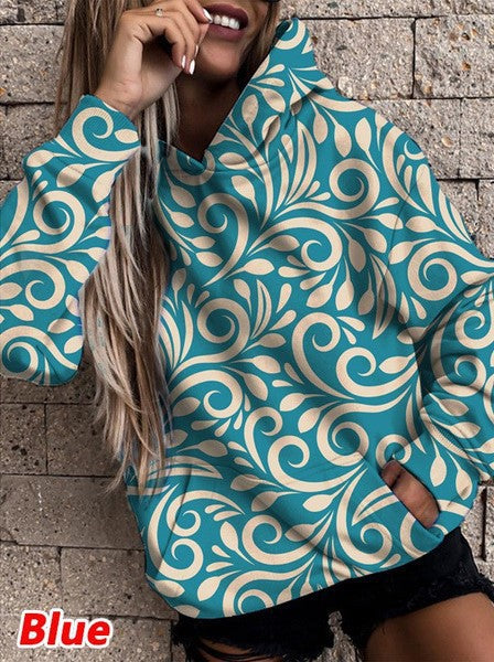 Damer Sportig Hoodie i trendig camouflagemönster Mirla-Eva Jonsson