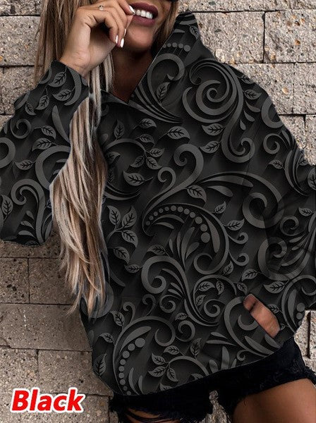 Damer Sportig Hoodie i trendig camouflagemönster Mirla-Eva Jonsson