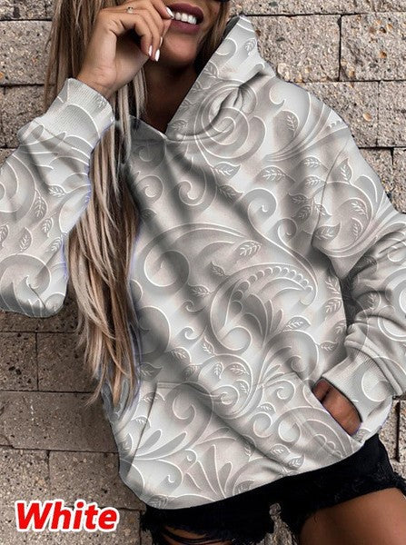 Damer Sportig Hoodie i trendig camouflagemönster Mirla-Eva Jonsson