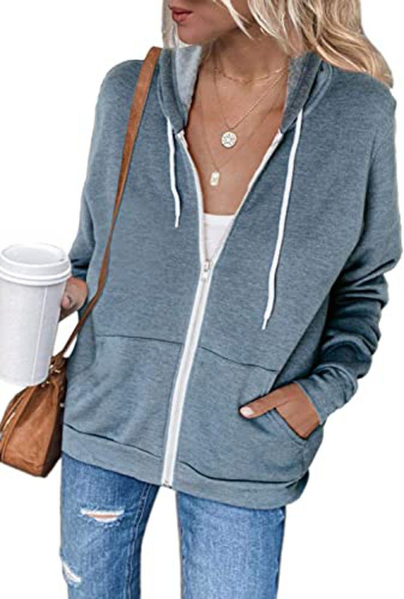 Damer Sportig Hoodie med generös passform och praktiska fickor Mirla-Eva Jonsson