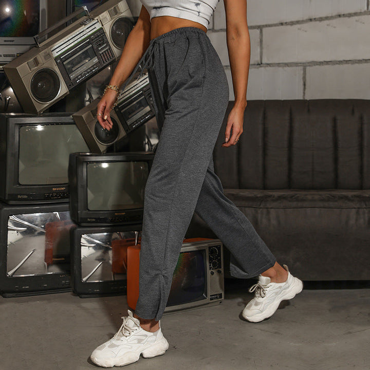 Damer Sportig Joggingbyxor med Elastisk Midja och Sidofickor Mirla-Eva Jonsson