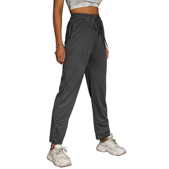 Damer Sportig Joggingbyxor med Elastisk Midja och Sidofickor Mirla-Eva Jonsson