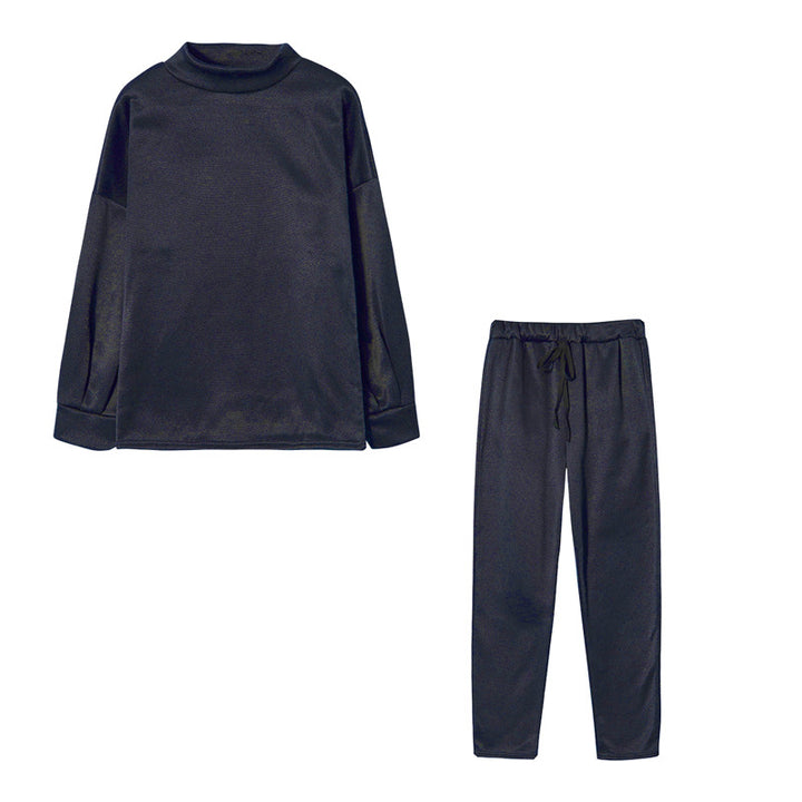 Damer Sportig Joggingdress-set med bekväm passform och hög krage Mirla-Eva Jonsson