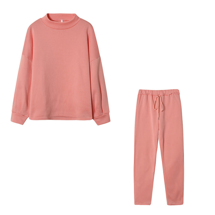 Damer Sportig Joggingdress-set med bekväm passform och hög krage Mirla-Eva Jonsson