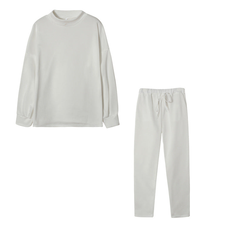 Damer Sportig Joggingdress-set med bekväm passform och hög krage Mirla-Eva Jonsson