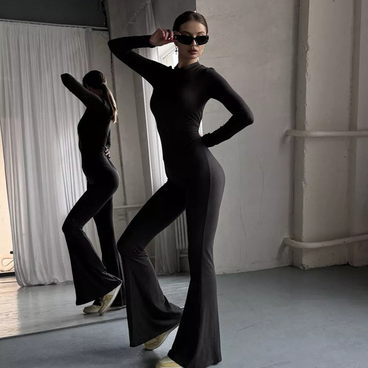 Damer Sportig Jumpsuit med dragkedja och figurnära snitt Mirla-Eva Jonsson