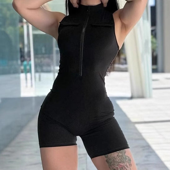 Damer Sportig Jumpsuit med dragkedja och praktiska fickor Mirla-Eva Jonsson