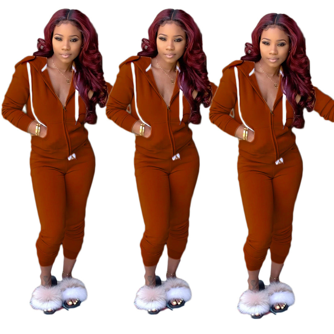 Damer Sportig Jumpsuit med huva och sidofickor Mirla-Eva Jonsson