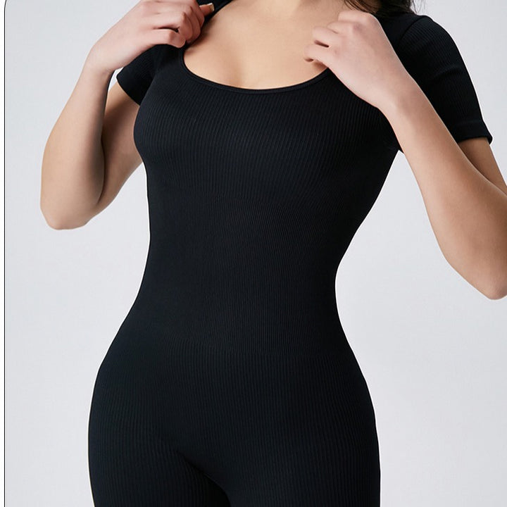 Damer Sportig Jumpsuit med kort ärm och hög komfort Mirla-Eva Jonsson