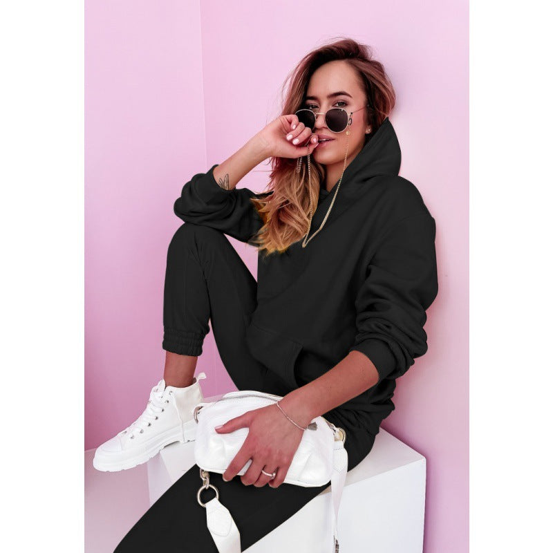Damer Sportig Lounge Wear Set med Huva Mirla-Eva Jonsson