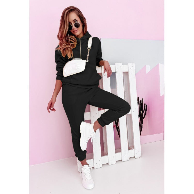 Damer Sportig Lounge Wear Set med Huva Mirla-Eva Jonsson