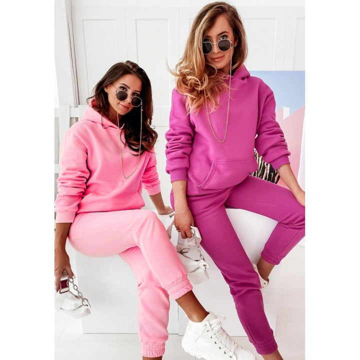 Damer Sportig Lounge Wear Set med Huva Mirla-Eva Jonsson