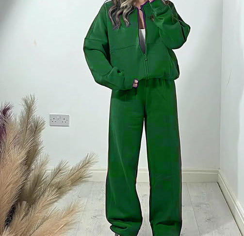Damer Sportig Loungewear-set med avslappnad passform och bekväma material Mirla-Eva Jonsson