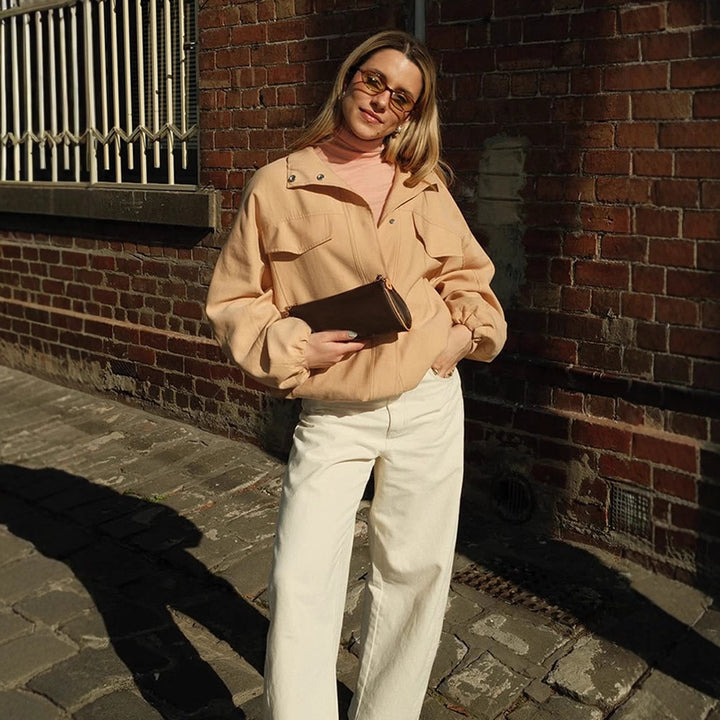 Damer Sportig Oversized-Jacka Mirla-Eva Jonsson